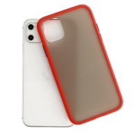 Xiaomi Redmi 8A - Θήκη Σιλικόνης Vennus Color Button Bumper Κόκκινη