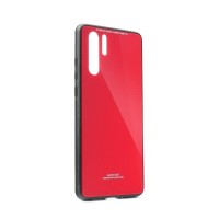 HUAWEI P40 LITE - ΘΗΚΗ ΣΙΛΙΚΟΝΗΣ GLASS RED