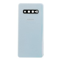 Samsung G975 Galaxy S10 Plus - Battery cover + Camera Lens White OEM