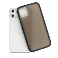 HUAWEI P40 - ΘΗΚΗ ΣΙΛΙΚΟΝΗΣ VENNUS COLOR BUTTOΝ BUMPER BLUE