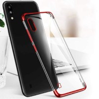 HUAWEI Y6p - ΘΗΚΗ ΣΙΛΙΚΟΝΗΣ COLOR LINE ΔΙΑΦΑΝΗ - ΚΟΚΚΙΝΗ