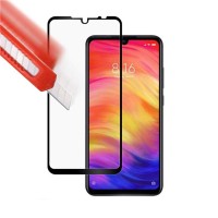XIAOMI Redmi Note 8 - TEMPERED GLASS 9H Hardness 0,3mm 5D ΜΑΥΡΟ FULL GLUE