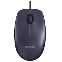 Logitech - Mouse M100 Wired Black