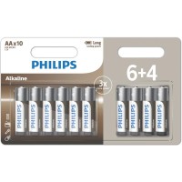 Philips - LR6 AA ALKALINE Battery Blister 10τεμ