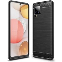 Samsung A426 Galaxy A42 - Θήκη Σιλικόνης Carbon Μαύρη