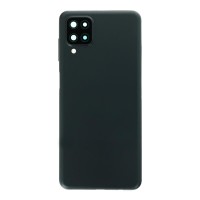 SAMSUNG A125F Galaxy A12 - Battery cover + Camera Lens Black Original