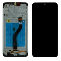 Samsung A207F Galaxy A20s - LCD Touch Black with Frame Original GH81-17774A Service Pack