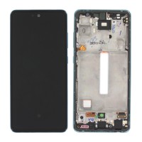 Samsung A525/A526 Galaxy A52 4G/5G - LCD Touch Blue with Frame GH82-25524B/25526B/25654B/25602B Service Pack