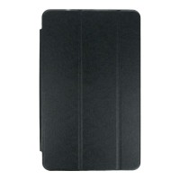 Huawei MediaPad T3 10 - Silk Pattern Triple Folding Leather Case Black