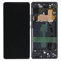 Samsung G770F Galaxy S10 Lite - LCD Touch Prism Black with Frame Original GH82-21672A Service Pack