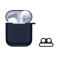 Devia - Naked Silicone Case Suit for AirPods (with loophole) Blue