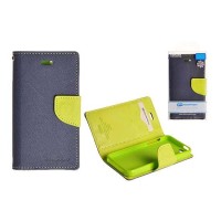 NOKIA Lumia 830 - ΘΗΚΗ MERCURY FANCY DIARY BOOK STYLE ΠΟΡΤΟΦΟΛΙ ΜΠΛΕ - LIME