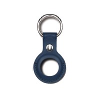 Devia - AirTag Leather Key Ring Baltic Blue