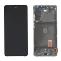 Samsung G780F Galaxy S20 FE - LCD - Complete front LCD + Touch White GH82-24219B Original Service Pack