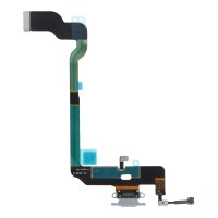 Apple iPhone XS - Charging Flex Cable Connector Light Grey OEM