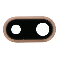 Apple iPhone 8 Plus - Back Camera Lens and Bezel Gold Original