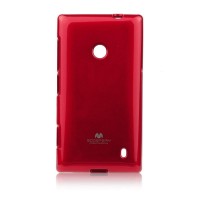 NOKIA Lumia 630 - ΘΗΚΗ ΣΙΛΙΚΟΝΗΣ MERCURY JELLY ΚΟΚΚΙΝΗ