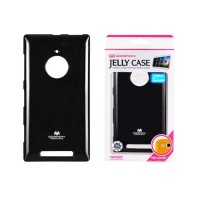 NOKIA Lumia 830 - ΘΗΚΗ ΣΙΛΙΚΟΝΗΣ MERCURY JELLY ΜΑΥΡΗ