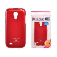 SAMSUNG Galaxy S4 Mini - ΘΗΚΗ ΣΙΛΙΚΟΝΗΣ MERCURY JELLY ΚΟΚΚΙΝΗ