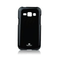 SAMSUNG Galaxy J1 - ΘΗΚΗ ΣΙΛΙΚΟΝΗΣ MERCURY JELLY ΜΑΥΡΗ