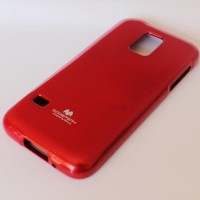 SAMSUNG S5 mini - ΘΗΚΗ ΣΙΛΙΚΟΝΗΣ MERCURY JELLY ΚΟΚΚΙΝΗ