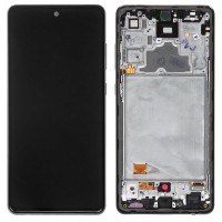 Samsung A725F/A726B Galaxy A72 4G/5G - LCD Touch Black with Frame Original GH82-25624A/25463A/25460A/25849A Service Pack
