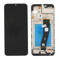 Samsung A025G Galaxy A02s - LCD Touch Black with Frame Original GH81-20181A Service Pack