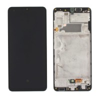 Samsung A325F Galaxy A32 LTE - LCD Touch Black with Frame Original GH82-25579A Service Pack