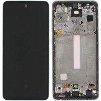 Samsung A528B Galaxy A52s 5G - LCD Touch White with Frame Original GH82-26861D Service Pack