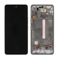 Samsung A536B Galaxy A53 5G - LCD Touch White with Frame Original GH82-28024B/28025B Service Pack