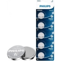 Philips - CR2032 3V 210mAh Μπαταρία Λιθίου Καρτέλα 5 τεμαχίων
