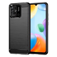 Xiaomi Poco C40 - Silcion Carbon Case Black