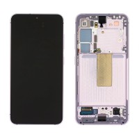 Samsung S911B Galaxy S23 - LCD Touch Pink with Frame Original GH82-30480D Service Pack
