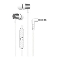 Devia - EM103 Wired earphones Kintone Metal jack 3,5mm White