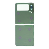 Samsung F711 Z Flip 3 5G - Battery cover + Adhesive + Camera Lens Gray HQ OEM