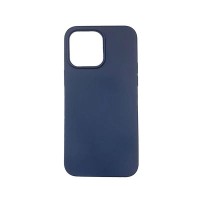 Apple iPhone 15 - Silicon case matte blue