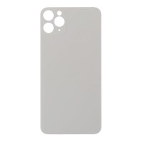 Apple iPhone 11 Pro Max - Battery Cover Large Hole Silver OEM with Logo
