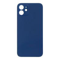 Apple iPhone 12 - Battery Cover Large Hole Blue OEM with Logo