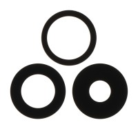 Apple iPhone 15 Pro - Back Camera Lens 3Pcs Black HQ OEM