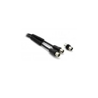 G&BL - Antenna cable 9,5 M/F L.5,0m 100% SH.Black+Ferrite
