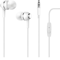 Puro - Ακουστικό Στεροφωνικό Handsfree Chrome άσπρο