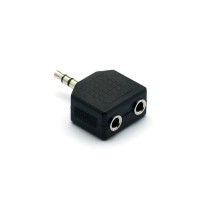 G&BL Audio Adapter 3,5 P./2x3,5 J.