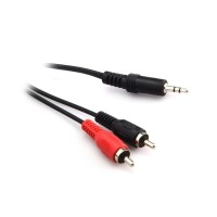 G&BL Audio Cable 3,5st P./2RCA P. 3,0m