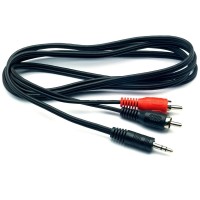 G&BL Audio Cable 3,5st stereo male-2xRCA male 5,0m