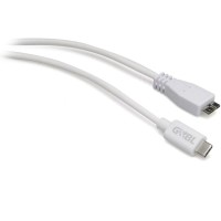 G&BL Connecting cable USB C m - Micro USB 3.0 m. White colour L.1,0m