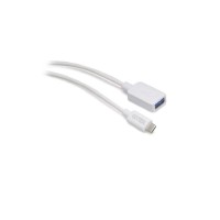 G&BL Connecting cable USB C m - USB A 3.0 f white L. 0,5m