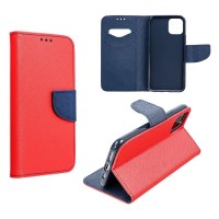 XIAOMI Redmi Note 13 4G - ΘΗΚΗ NETONE FANCY DIARY BOOK STYLE ΠΟΡΤΟΦΟΛΙ KOKKINH - ΜΠΛΕ