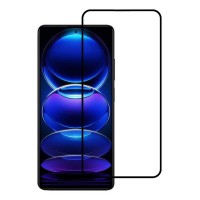 XIAOMI Redmi A3 - TEMPERED GLASS 9H Hardness 0,3mm 5D ΜΑΥΡΟ FULL GLUE