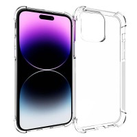 Apple iPhone 16 Pro Max - Antishock Silicon Case Transparent