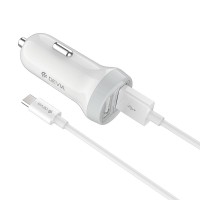 Devia - Smart Series Car Charger Suit For Type-C (5V3.1A,2USB )